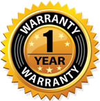 One Year Warranty on all products